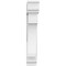 Ekena Millwork Standard Legacy Architectural Grade PVC Bracket With Traditional Ends, 3"W x 14"D x 18"H BKTP03X14X18LEC01 - alternate 3
